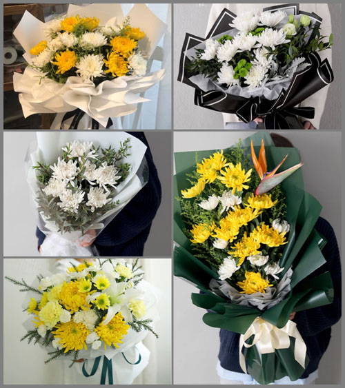 安徽芜湖市无为县洪巷乡白事花束代送